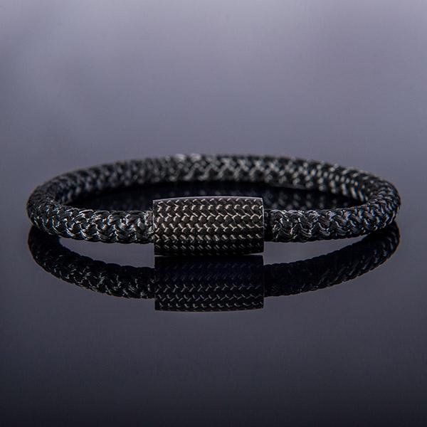 Carbon Fiber Bracelet Surf Cord Black Shop Zak Code