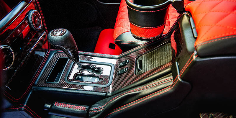 Carbon fiber car interior Mercedes G class
